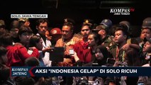 Aksi Indonesia Gelap di Solo Ricuh