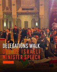 Delegations Walk Out of Israeli Minister Speech