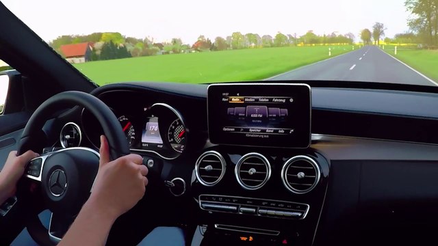 Mercedes C43 AMG Onboard Acceleration Test Drive V6 Sound Beschleunigung C450 AMG