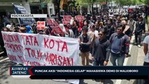 Puncak Aksi Indonesia Gelap Mahasiswa Demo di Malioboro