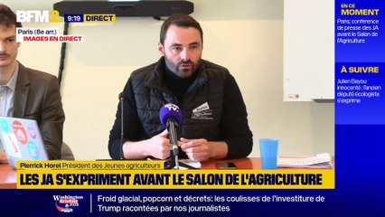 Salon de l'agriculture 2025: la conférence de presse des Jeunes agriculteurs, en intégralité
