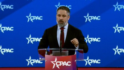 Abascal, en la CPAC: "Nuestra ruina es el Pacto Verde, los impuestos y la regulación 'woke'"