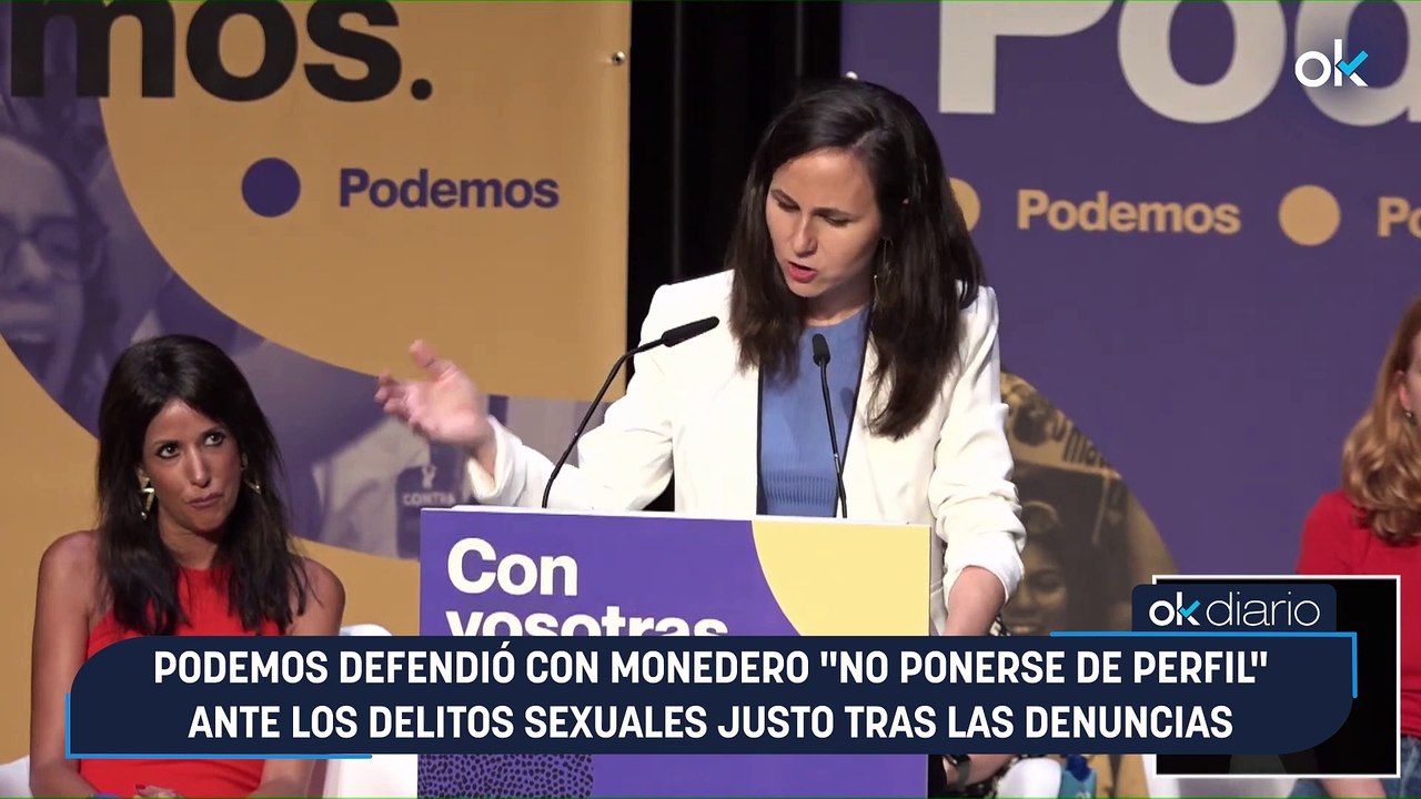 Podemos defendió con Monedero "no ponerse de perfil" ante los delitos sexuales justo tras las denuncias