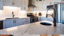 Luxury White Kitchen Countertop Materials | Calacatta Collection
