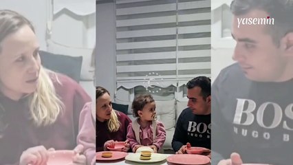 Küçük kızın baba sevgisi yürekleri ısıttı
