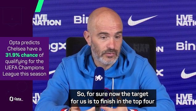 Maresca targeting top-four finish for Chelsea