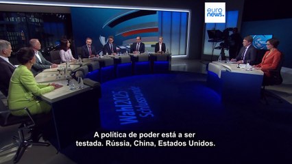 Políticos alemães e candidatos a chanceler tiveram último debate antes da votação de domingo