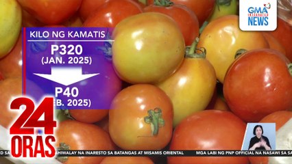 Kada kilo ng kamatis, bumagsak sa P40/kg; mga magsasaka, umaaray dahil lugi | 24 Oras