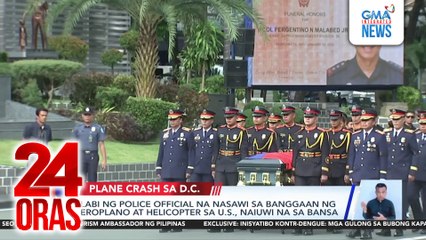 Labi ng police official na nasawi sa banggaan ng eroplano at helicopter sa U.S., naiuwi na sa PHL | 24 Oras