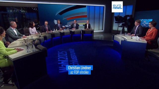 A nemzetközi politika rapid fejleményei uralták a német választások előtti utolsó politikai vitát