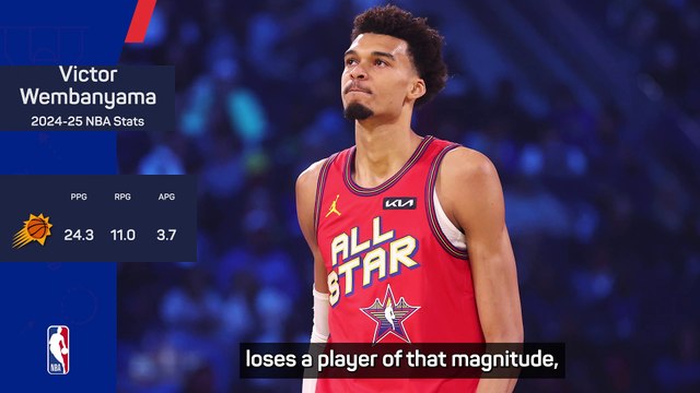 Wembanyama injury leaves Spurs 'devastated'