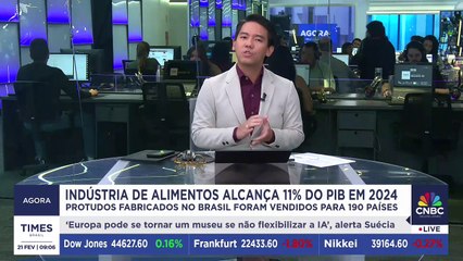 Indústria de alimentos alcança 11% do PIB em 2024; presidente da Abia analisa dados