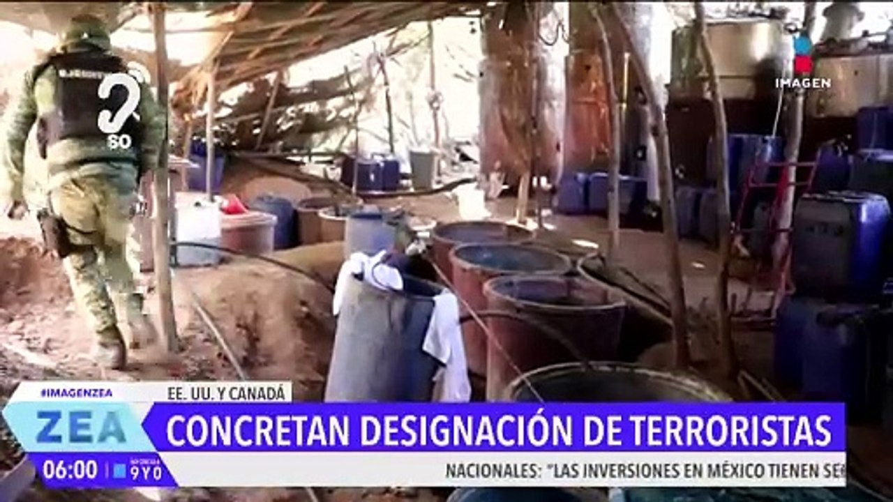 Estados Unidos y Canadá declaran a cárteles mexicanos como grupos terroristas