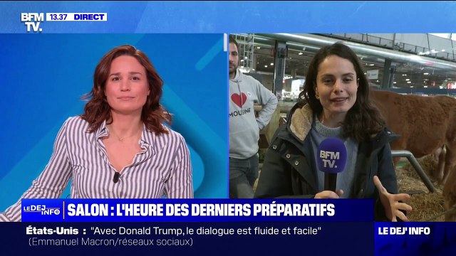 Salon de l'Agriculture: On a tous des messages à faire passer à Emmanuel Macron , déclare l'éleveur de la vache égérie Oupette