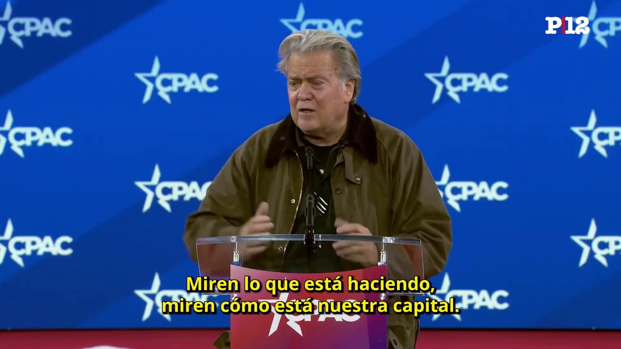 "No nos vamos a retirar": Steve Bannon hace el saludo nazi en la CPAC al pedir otro mandato de Trump en EE.UU.