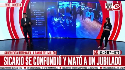 Interna en la banda del millón: Sicario se confundió y mató a un jubilado