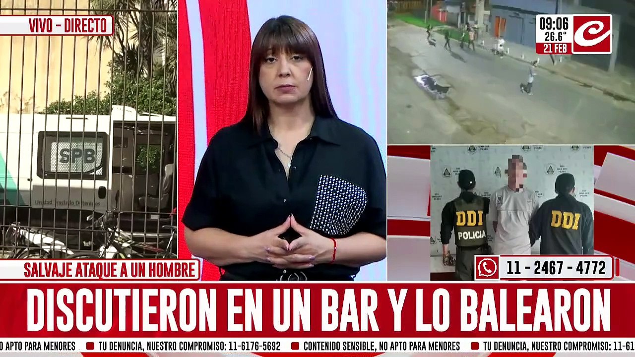Brutal: Discutieron en un bar y lo balearon