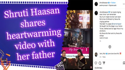 Shruti Haasan reveals father Kamal Haasan’s influence on her musical passion