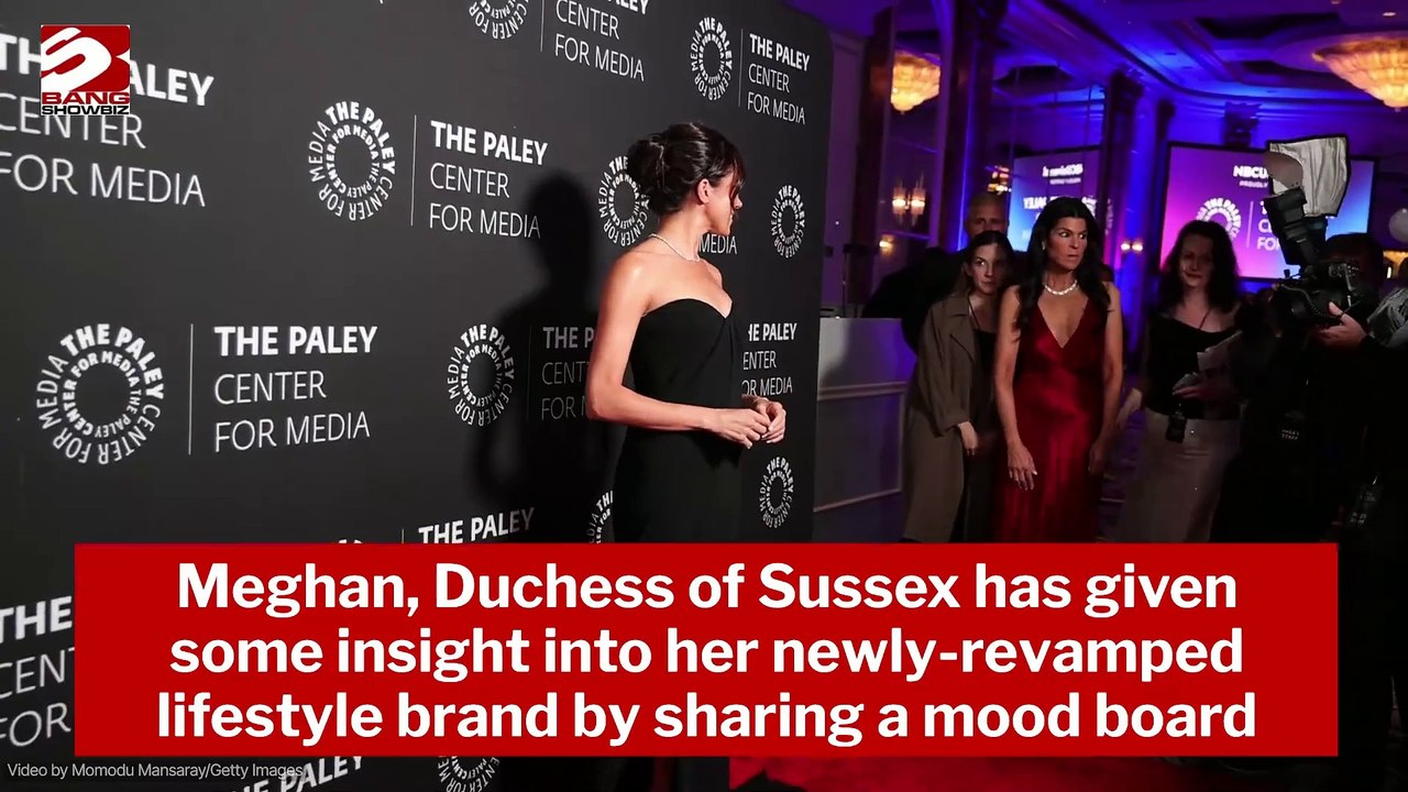 Meghan, Duchess of Sussex has given some insight into her newly-revamped lifestyle brand by sharing a mood board
