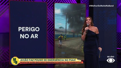 Avião faz pouso de emergência no Piauí por falta de combustível | Melhor da Noite