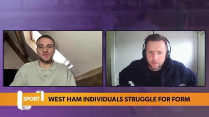 West Ham individuals struggling to find top form this campaign