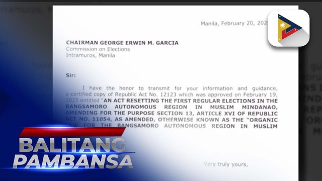 PBBM signs law postponing BARMM elections