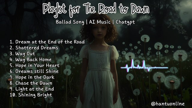Playlist for Road to Dawn | Ballad Song | AI Music | Chatgpt | English Music