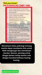 Fakta Psikologi tentang Wanita