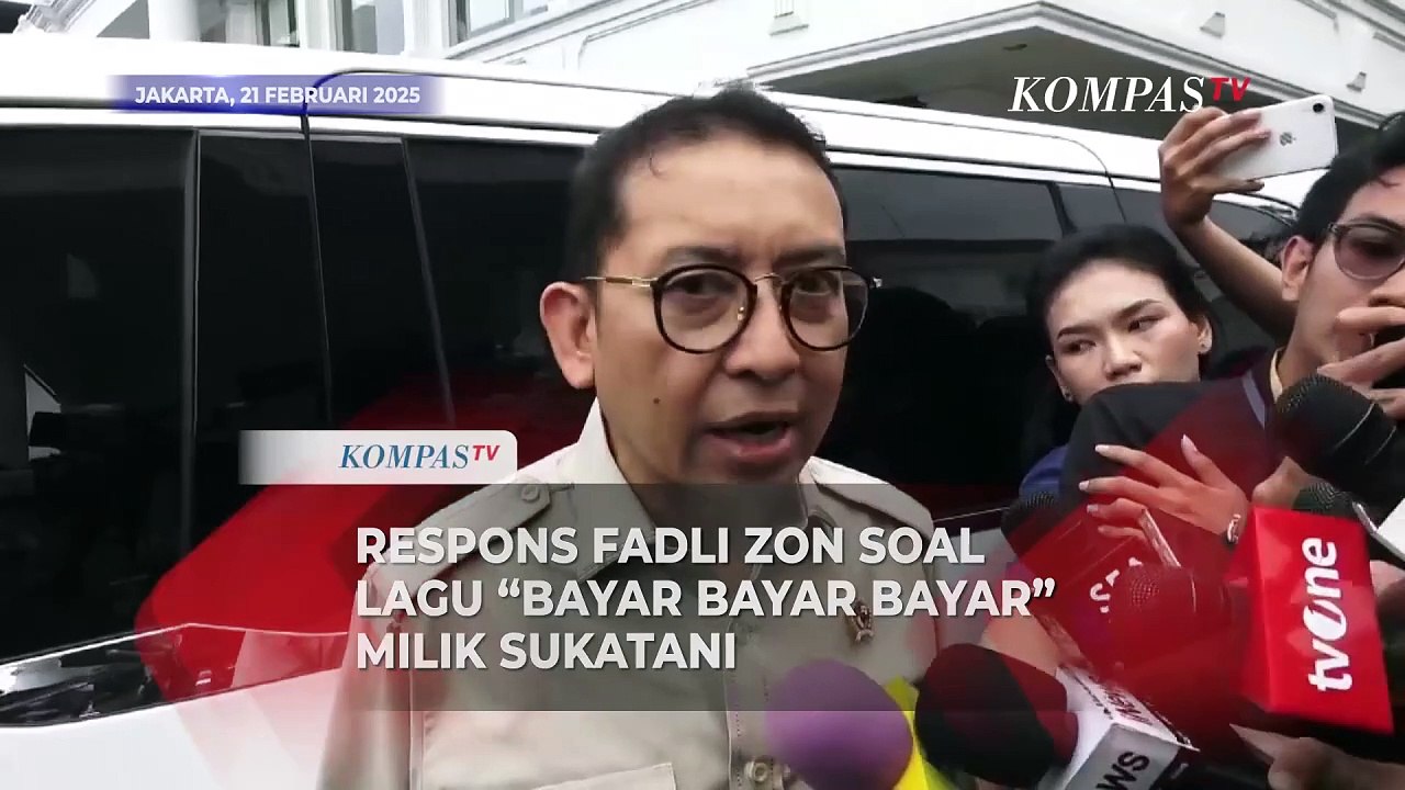 Menbud Fadli Zon Respons soal Lagu Bayar Bayar Bayar Milik Sukatani