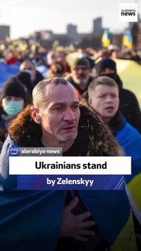 Ukrainians stand by Zelenskyy