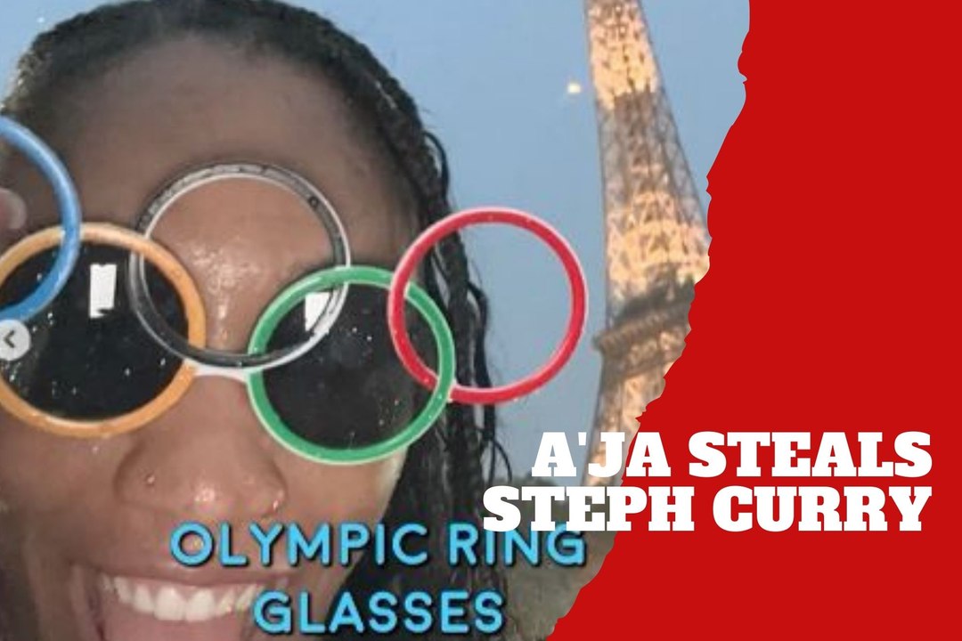 Nice style! A'Ja Wilson's playful interaction w...