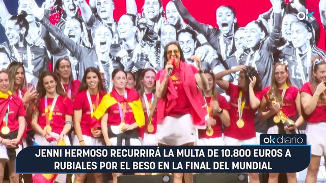 Jenni Hermoso recurrirá la multa de 10.800 euros a Rubiales por el beso en la final del Mundial