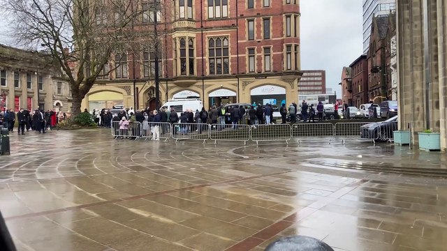 Harvey Willgoose: Hundreds of mourners turn out to the funeral of 15-year-old boy stabbed to death at school