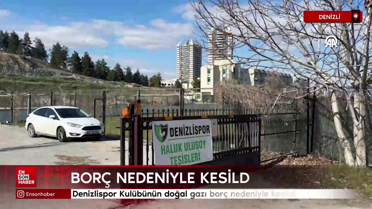Denizlispor Kulübünün doğal gazı borç nedeniyle kesildi