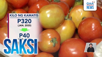 Kamatis na dating P320/kilo ang bentahan sa ilang palengke, nasa P40/kilo na lang ngayon | Saksi