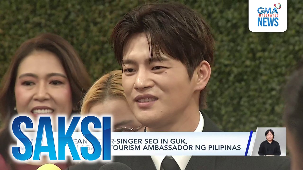 Korean actor-singer Seo In Guk, itinalagang tourism ambassador ng pilipinas | Saksi