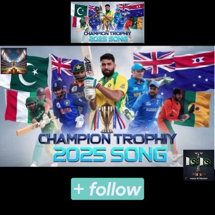 ICC champion trophy 2025 song.