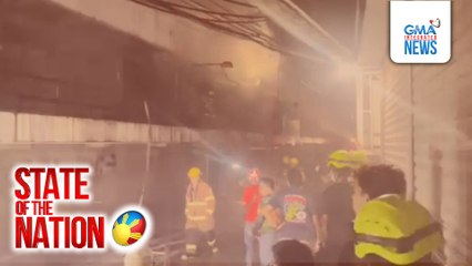 Sunog sumiklab sa commercial building sa Sta. Cruz, Manila | SONA