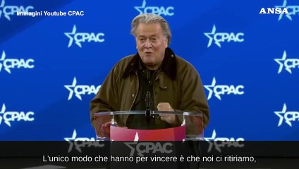 Steve Bannon accusato di aver fatto il saluto nazista al Cpac