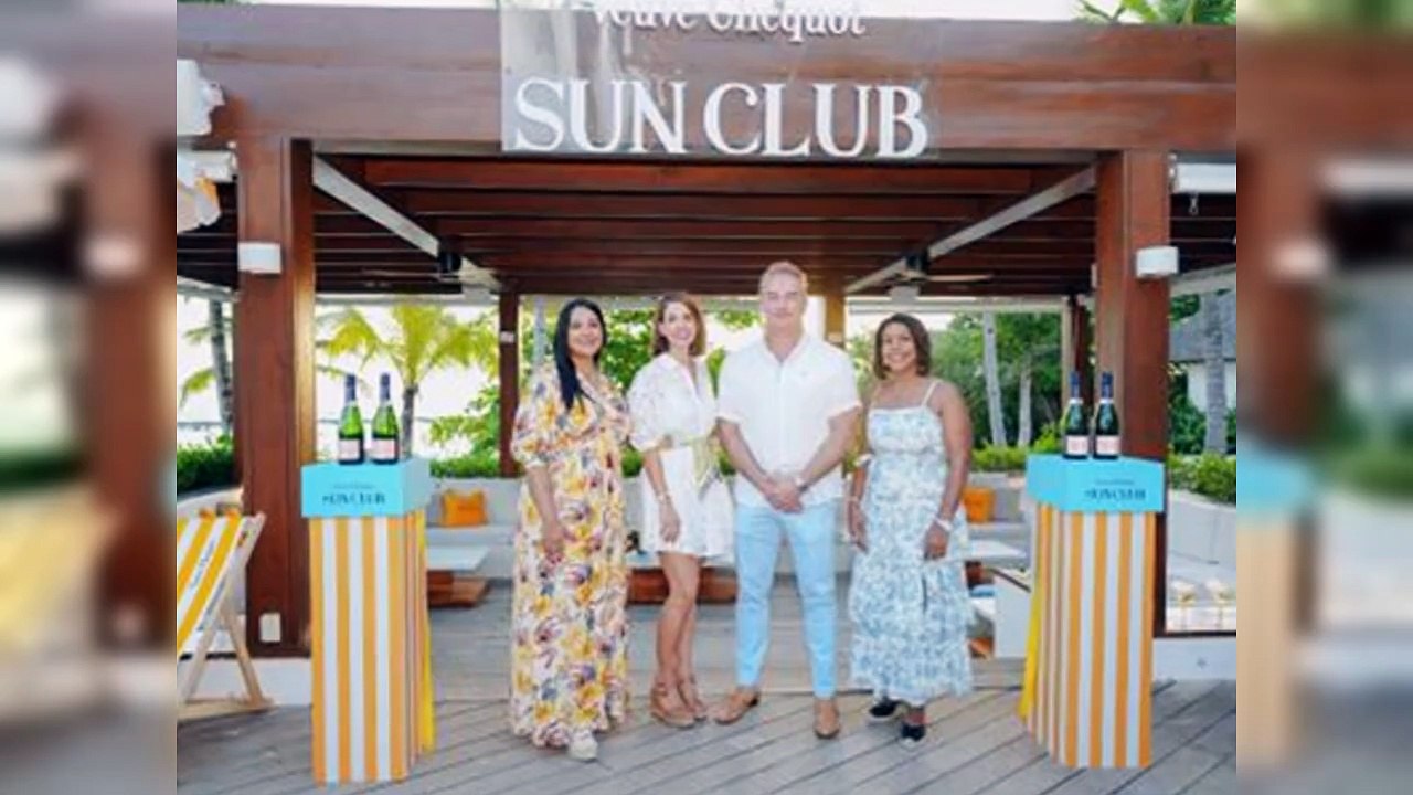 Veuve Clicquot y Casa Brugal inauguran el Sun Club