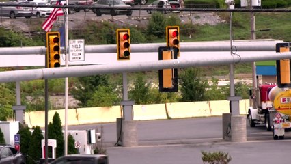 Breezewood Interchange on PA Turnpike