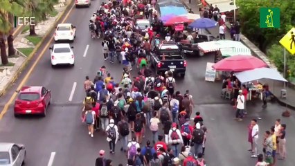 Venezolanos piden a Donald Trump que ayude a cambiar el Gobierno para frenar caravanas en México.mp4