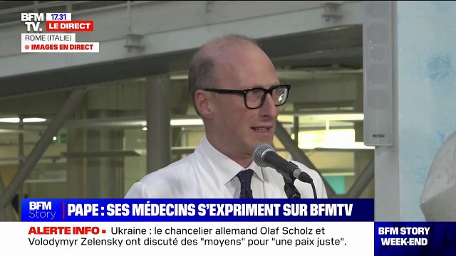 Santé du pape François: Le Saint-Père a été soigné pour une forme infectieuse, comme n'importe quel patient de 88 ans , déclarent ses médecins