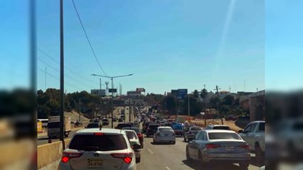 Tapones afectan tránsito en varias zonas de la capital