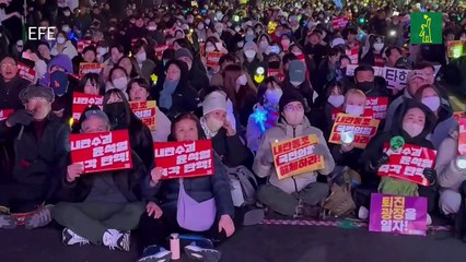 Corea del Sur encara una semana de incertidumbre en torno al futuro del presidente.mp4