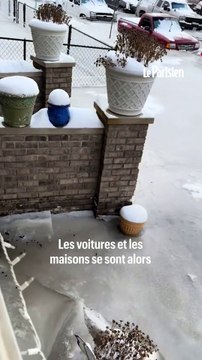Détroit : un quartier piégé sous la glace après la rupture d'une canalisation