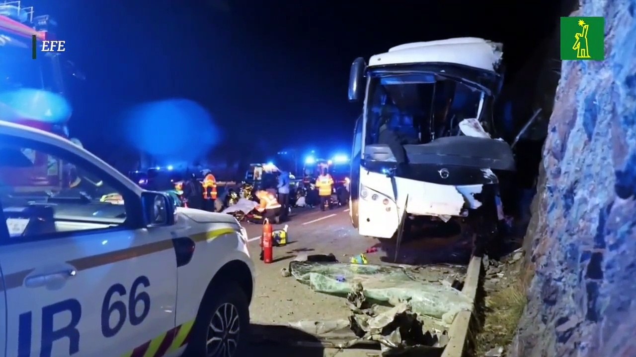 Al menos dos muertos y unos 40 heridos en un accidente de autocar español en el Pirineo francés