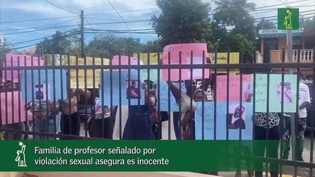 Familia de profesor señalado por violación sexual asegura es inocente