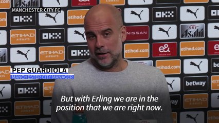 Manchester City 'stronger' with Haaland, says Guardiola