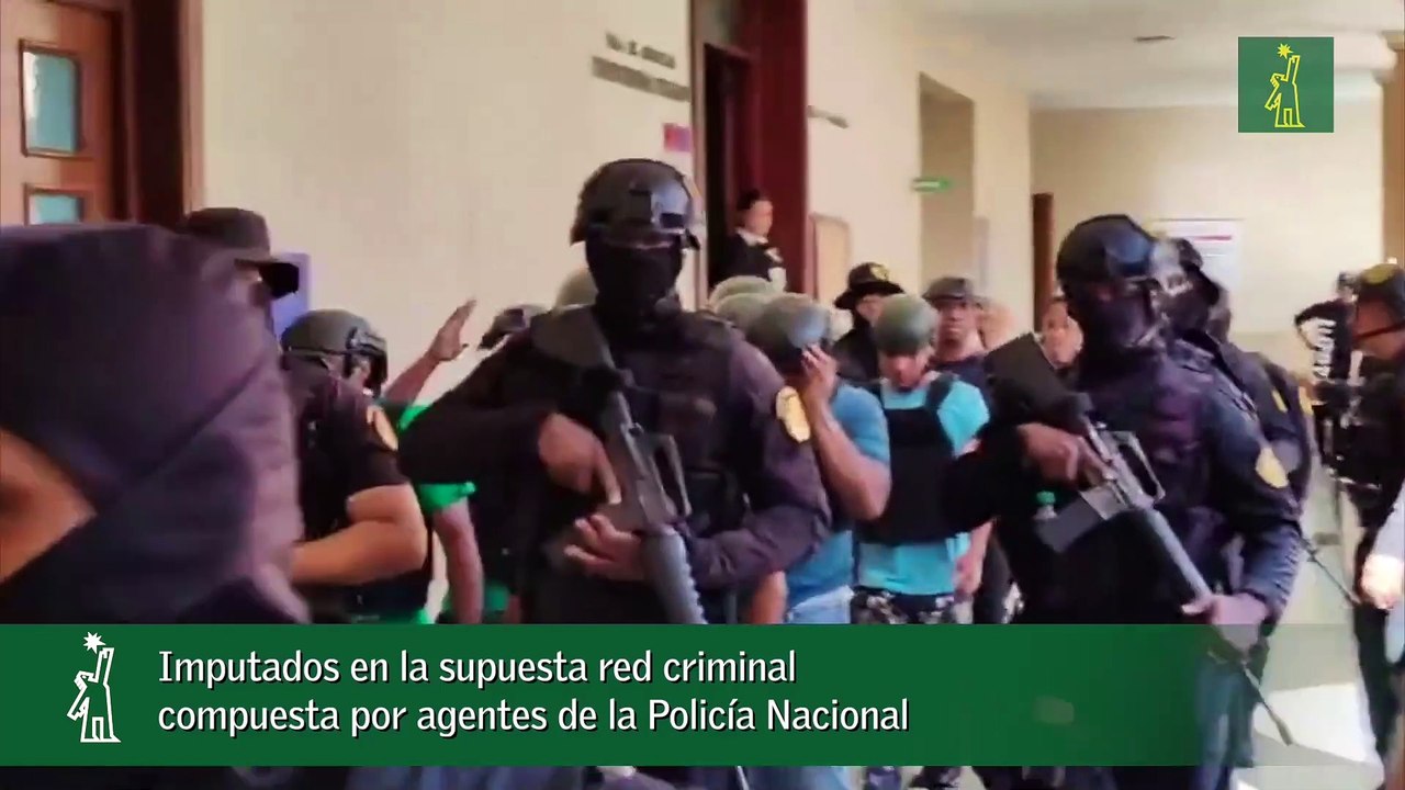 Imputados en la supuesta red criminal  compuesta por agentes de la Policía Nacional_1